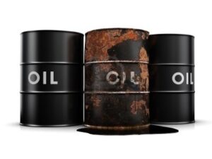 leaking oil drum